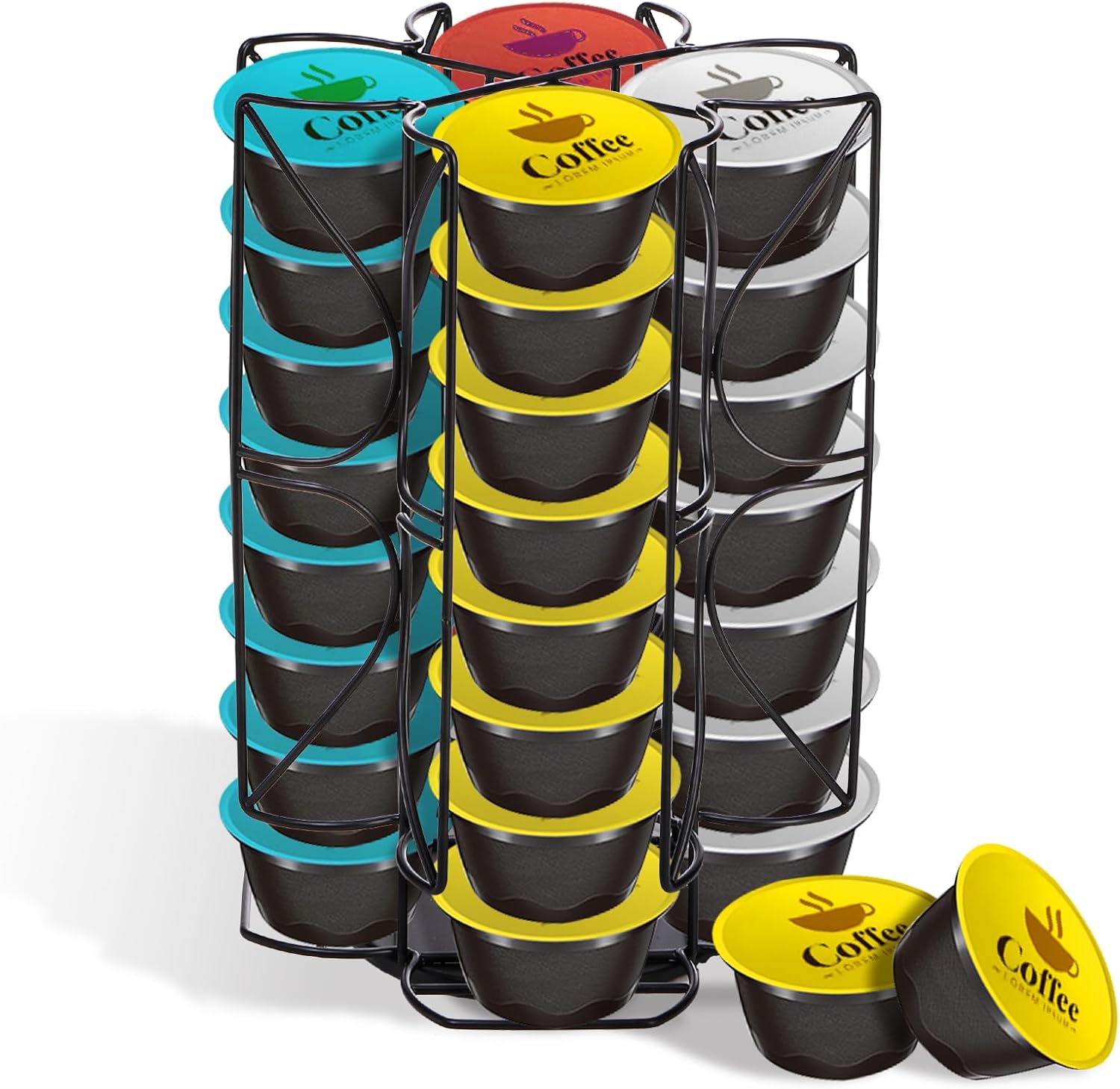 360 Lazy Susan Pod Stand | Organize 32 Capsules