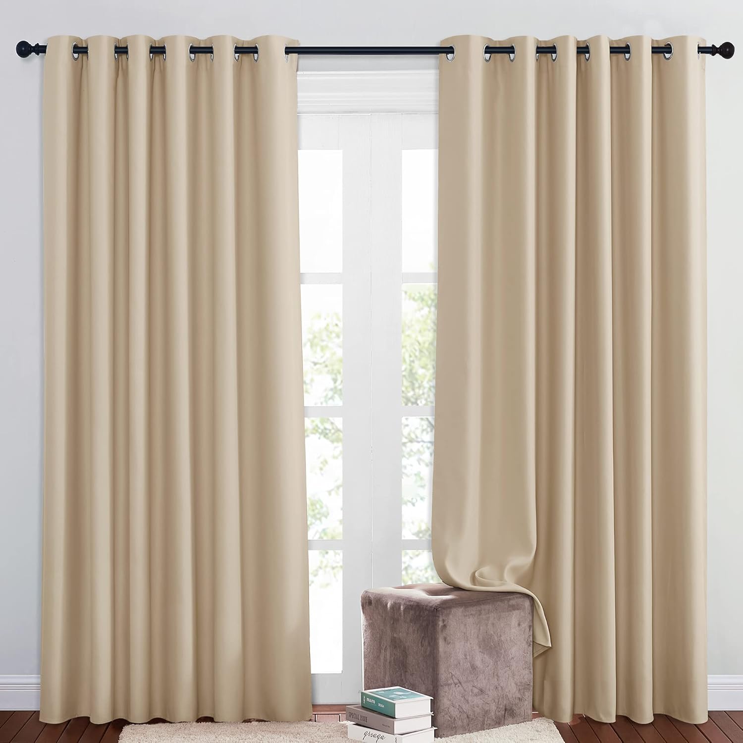 NICETOWN Blackout Curtains for Bedroom and Living Room Elegance