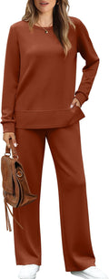 WIHOLL Women's 2 Piece Lounge Sets for Cozy Casual Style