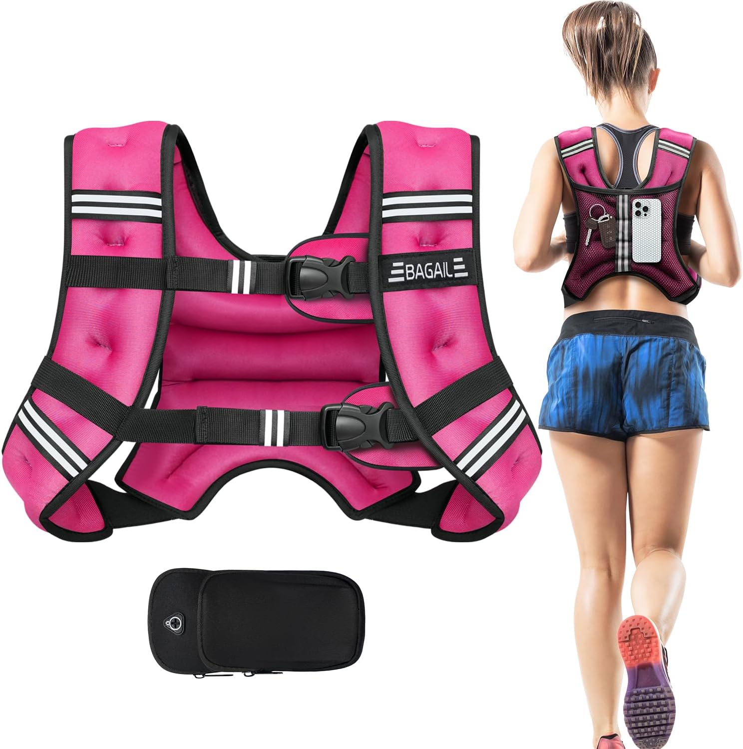 BAGAIL Weighted Vest for Effective Training and Weight Loss