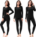 Women's Thermal Underwear 3-Set Fleece Lined Base Layer - Warm Comfort