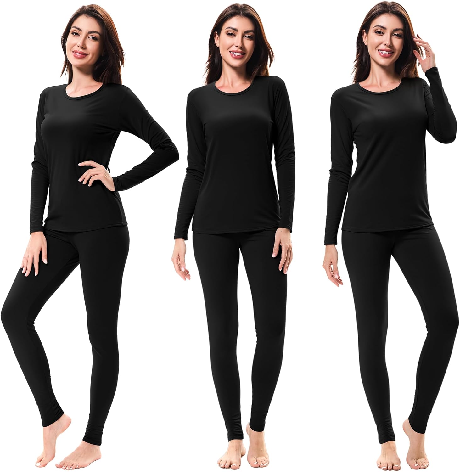 Women's Thermal Underwear Set for Cold Winter Comfort