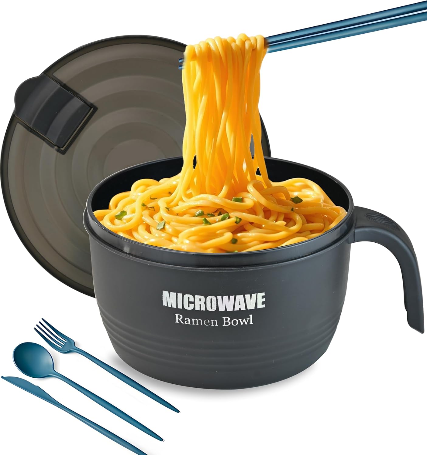 Large Microwavable Ramen Bowl 45oz - Perfect College Gift!