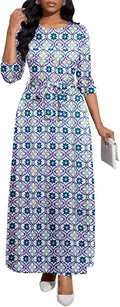 Long Dress for Women Casual Long Sleeve Maxi Dress - Comfortable Fall