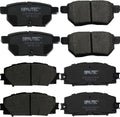 Front and Rear Brake Pad Set for 2019-2021 Toyota Prius AWD-e