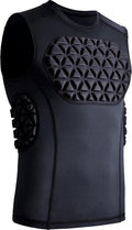 Adults Baseball Chest Rib Protector Padded Compression Shirt