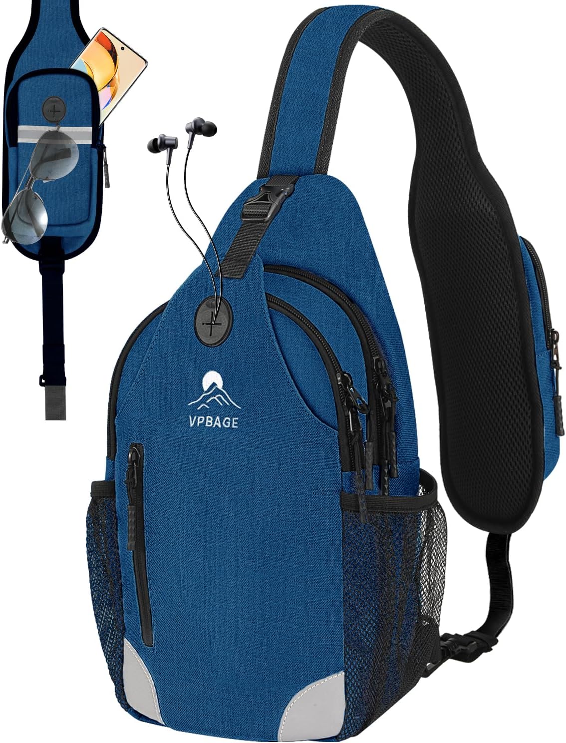 VPBAGE Sling Bag: Versatile Crossbody with Phone Holder
