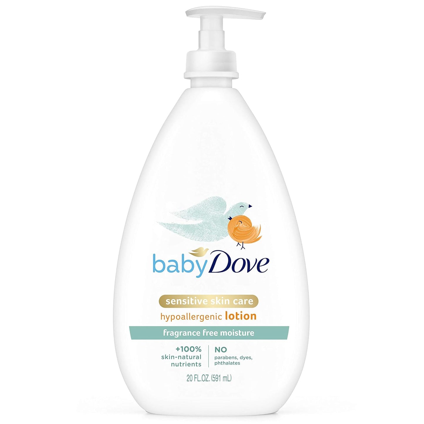 Baby Dove Fragrance-Free Moisturizing Lotion 20oz