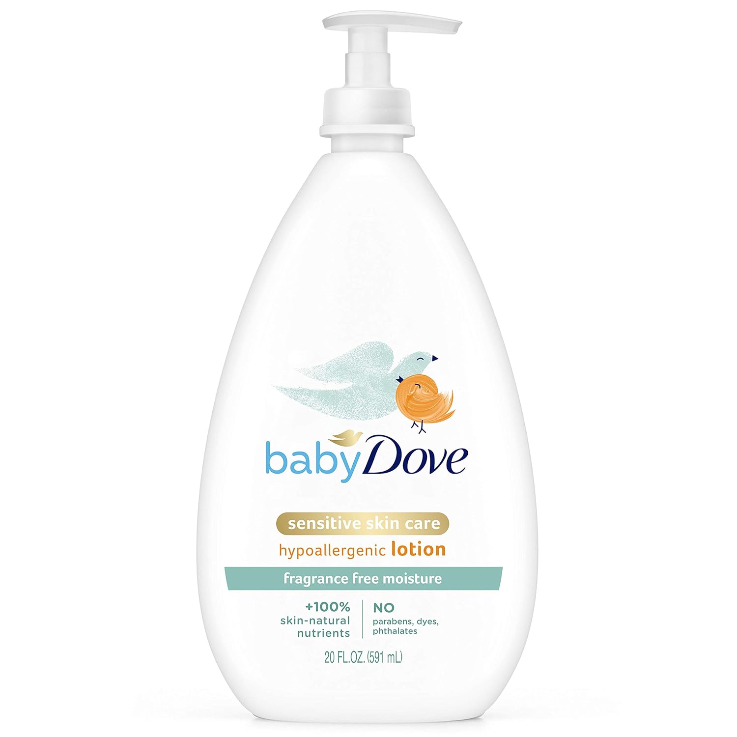 Baby Dove Fragrance-Free Moisturizing Lotion 20oz