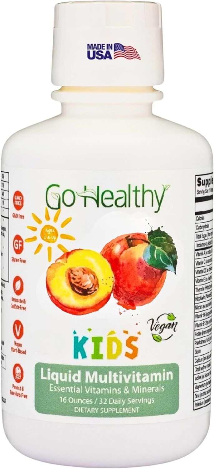 Go Healthy Kids Liquid Multivitamin for Immune Support & Energy