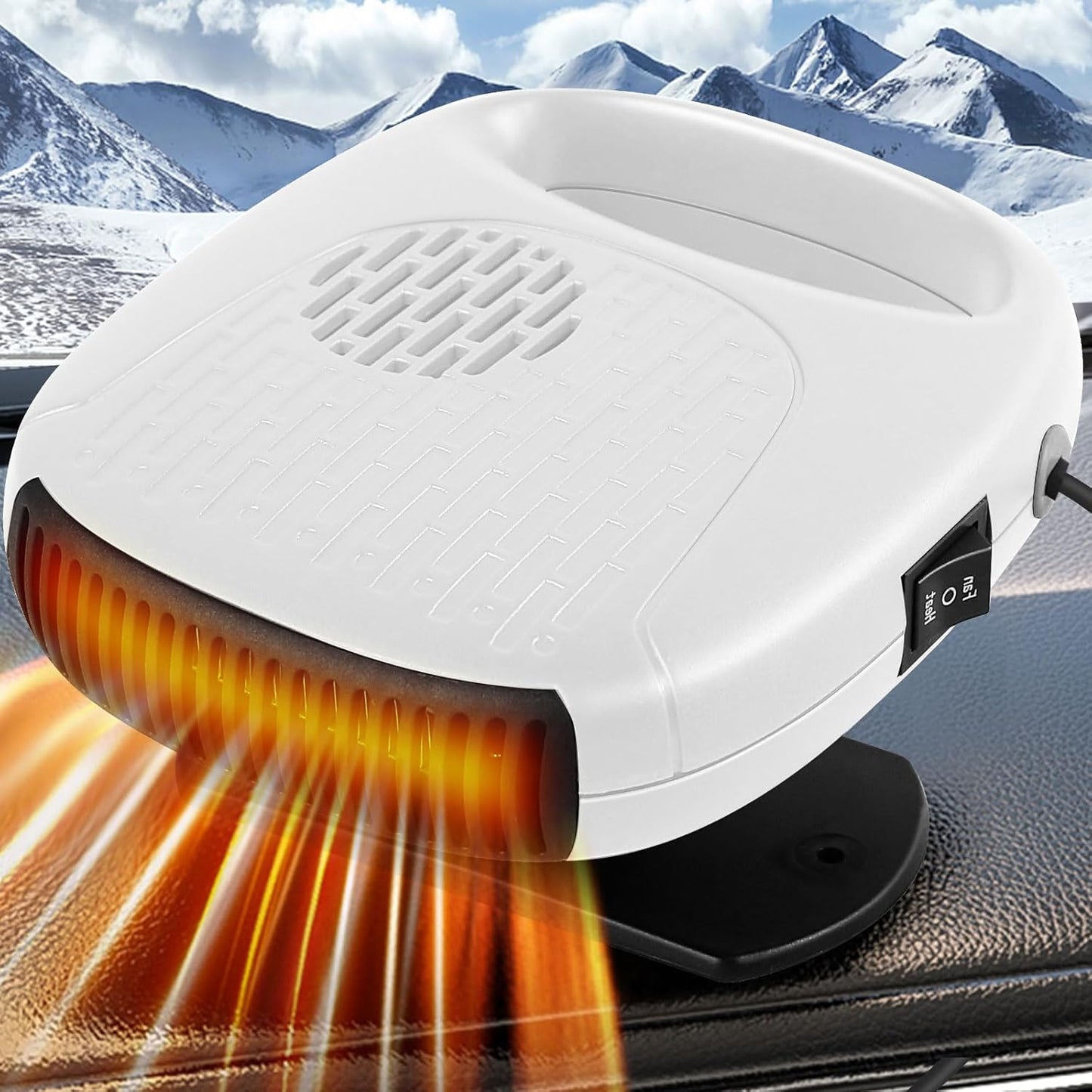 Fast Heating Defrost 12V Car Heater by BESWORLDS