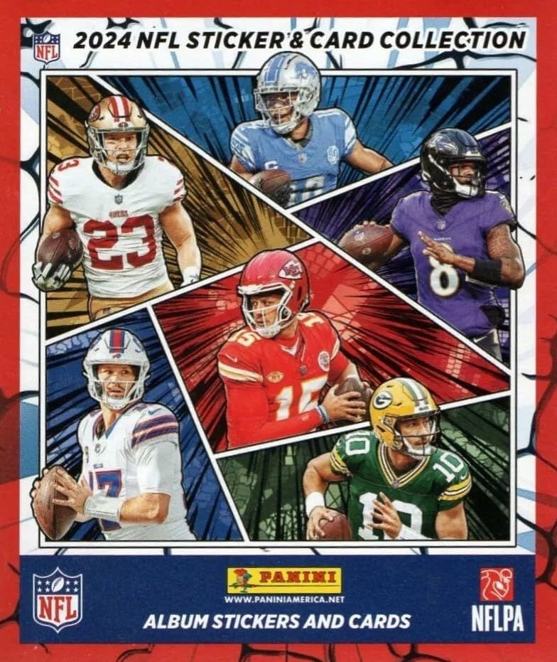 2024 Panini Football Sticker Collection Unopened Box with Cards