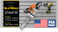 2ftH x 4ftW Slatwall Panel Garage Wall Organizer - Heavy Duty PVC Slat