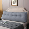 Wedge Headboard Pillow for Bed Twin to King - Back Support Upgrade