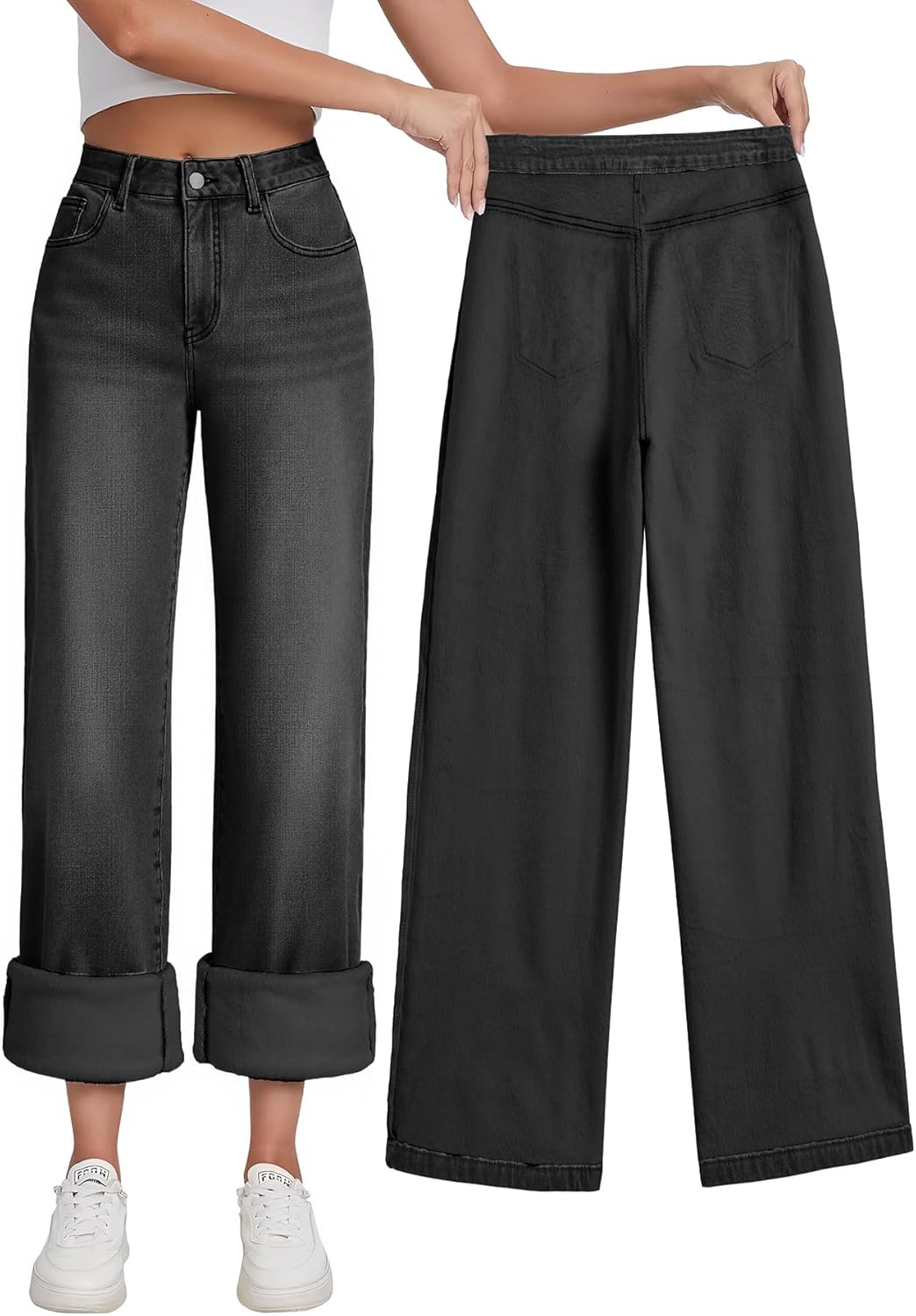 EMMIOL Women's 2025 Wide Leg Jeans for Vintage Style