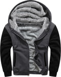 MACHLAB Men's Winter Fleece Hoodie Jacket - Warm, Soft Fit