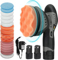 Cordless Polisher 5 in DA - 6-Speed 2500-5500 RPM for Car Detailing