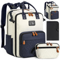 Large Diaper Bag Backpack - Waterproof 19-Pocket Organizer