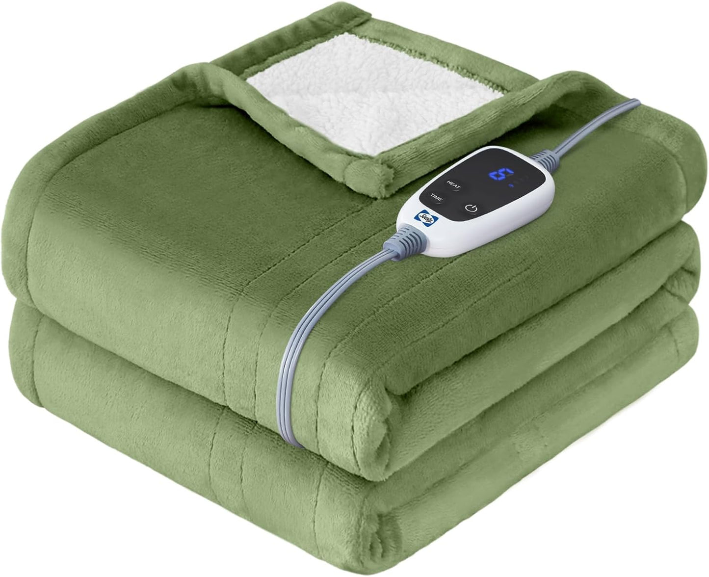 Sealy Heated Throw Blanket for Ultimate Comfort and Warmth