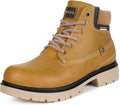 Mens Womens Snow Boots Lace Up Waterproof Ankle Booties - Warm Fur