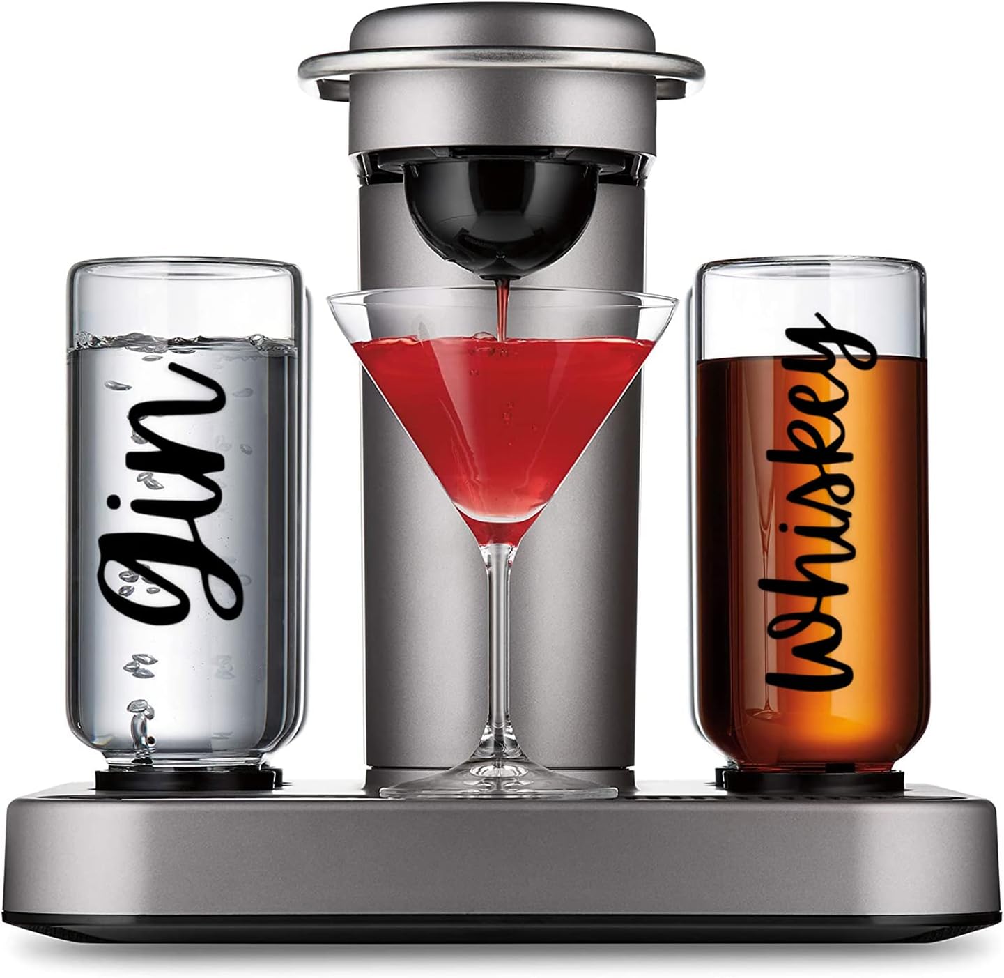 BoomBa Black Vinyl Labels - Bartesian Bottle Organization