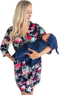 DOUBLE THE SPRINKLES Matching Robe and Swaddle Set Mom And Baby - Soft