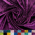 Ice Fabrics Stretch Crushed Velvet Fabric by the Yard - Luxurious