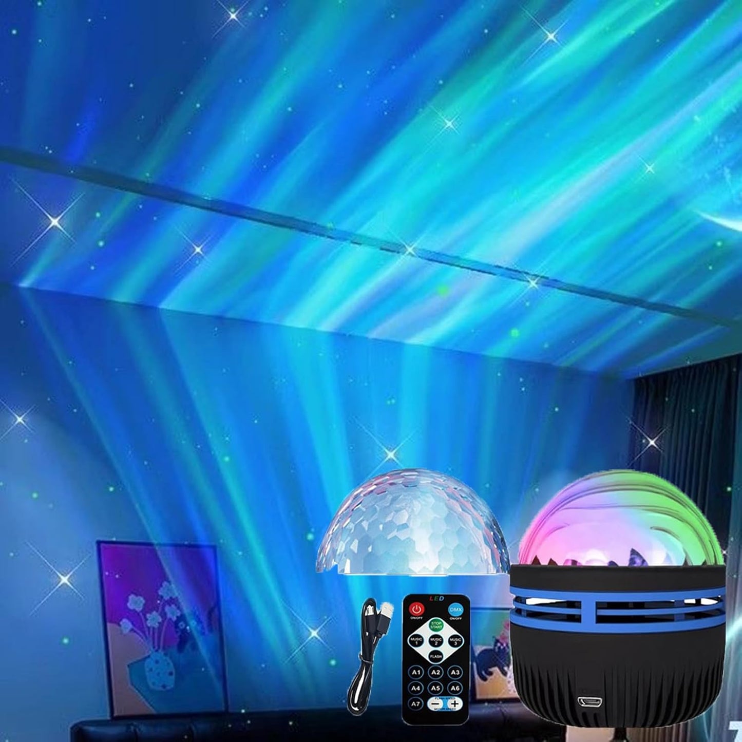 14 Light Effects Ocean Wave Projector