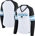 Women's Fanatics NFL Redzone Lace-Up T-Shirt for Sports Fans