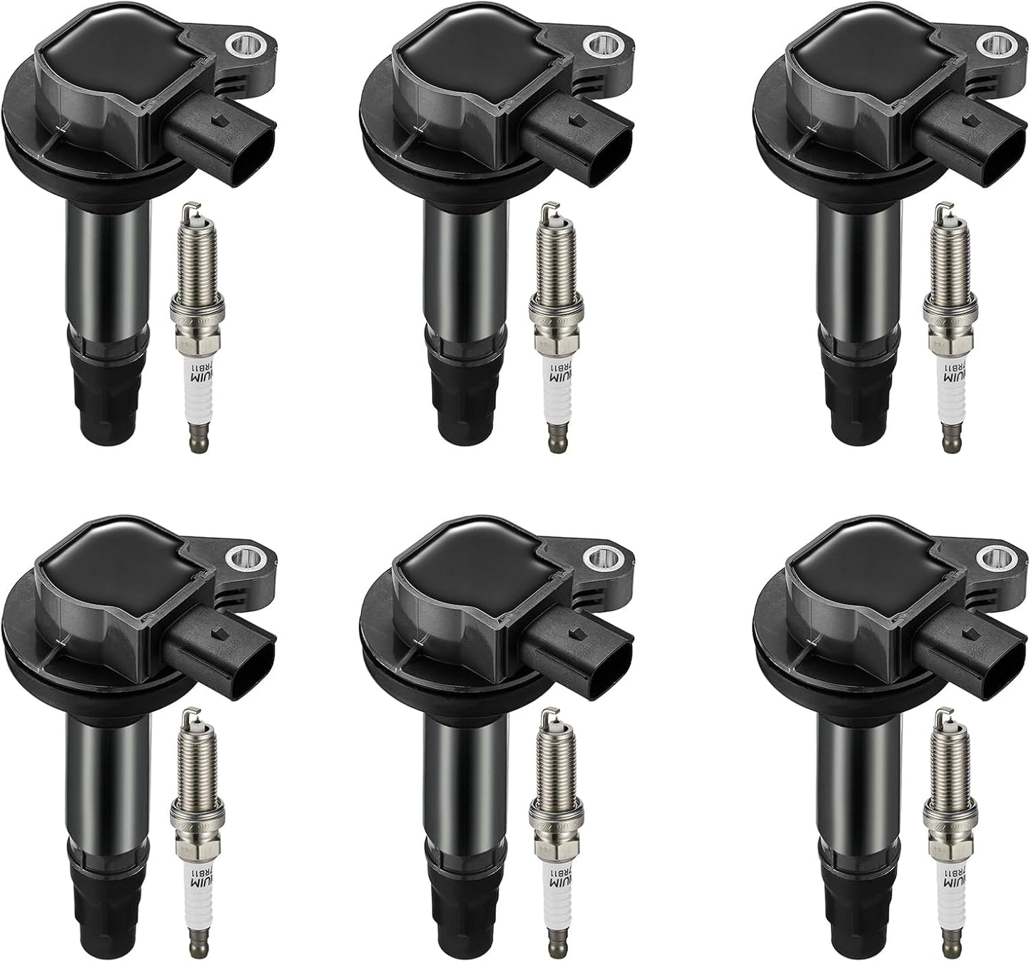 BDFHYK Ignition Coils and Iridium Spark Plugs for Lincoln Vehicles