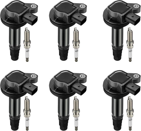BDFHYK Ignition Coils and Iridium Spark Plugs for Lincoln Vehicles