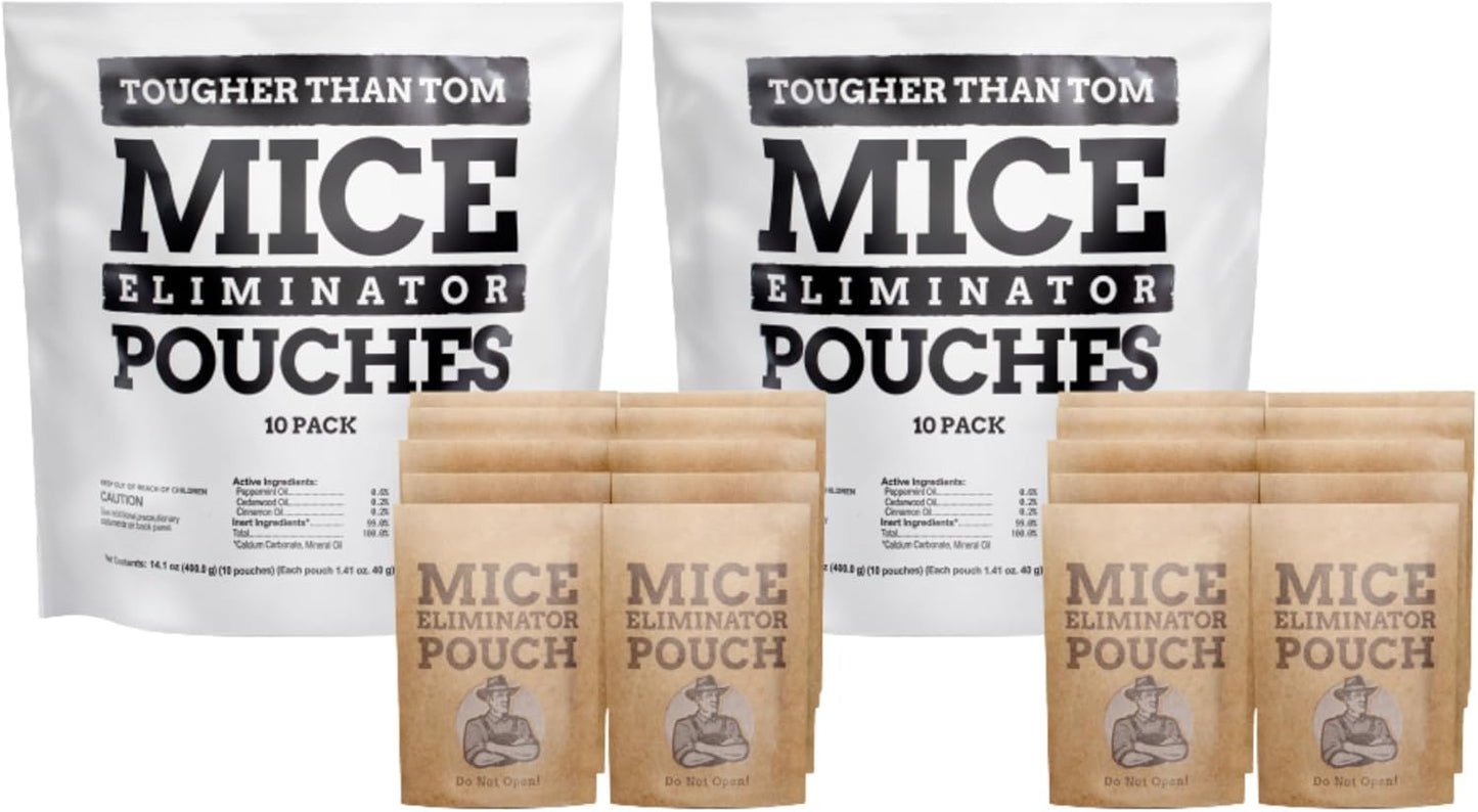 Peppermint Mice Repellent Pouches - Family Safe Deterrent