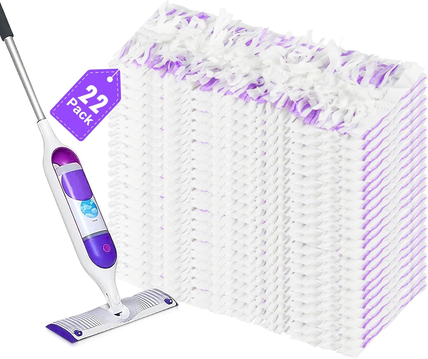 Powerful 22-Pack Swiffer PowerMop Refills - Rapid Stain Removal
