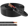 12 Gauge 2 Conductor Electrical Wire Stranded PVC Red & Black