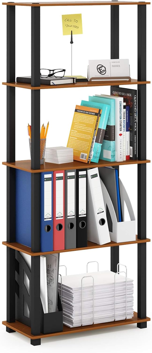 Furinno Turn-N-Tube 5-Tier Multipurpose Shelf for Storage