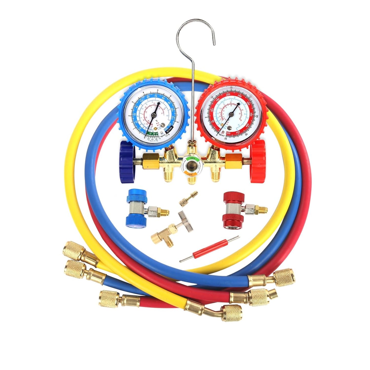 3 Way AC Manifold Gauge Set for R134A, R12, R22 & R502