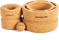 Roller Yoga Wheel for Back & Neck Pain with Spinal Groove - Cork Wheel