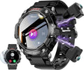 Smart Watch with Earbuds 1.52in HD Screen Smartwatch for Men - Rugged