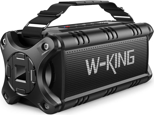 W-KING 90W Portable Bluetooth Speaker: Loud Deep Bass