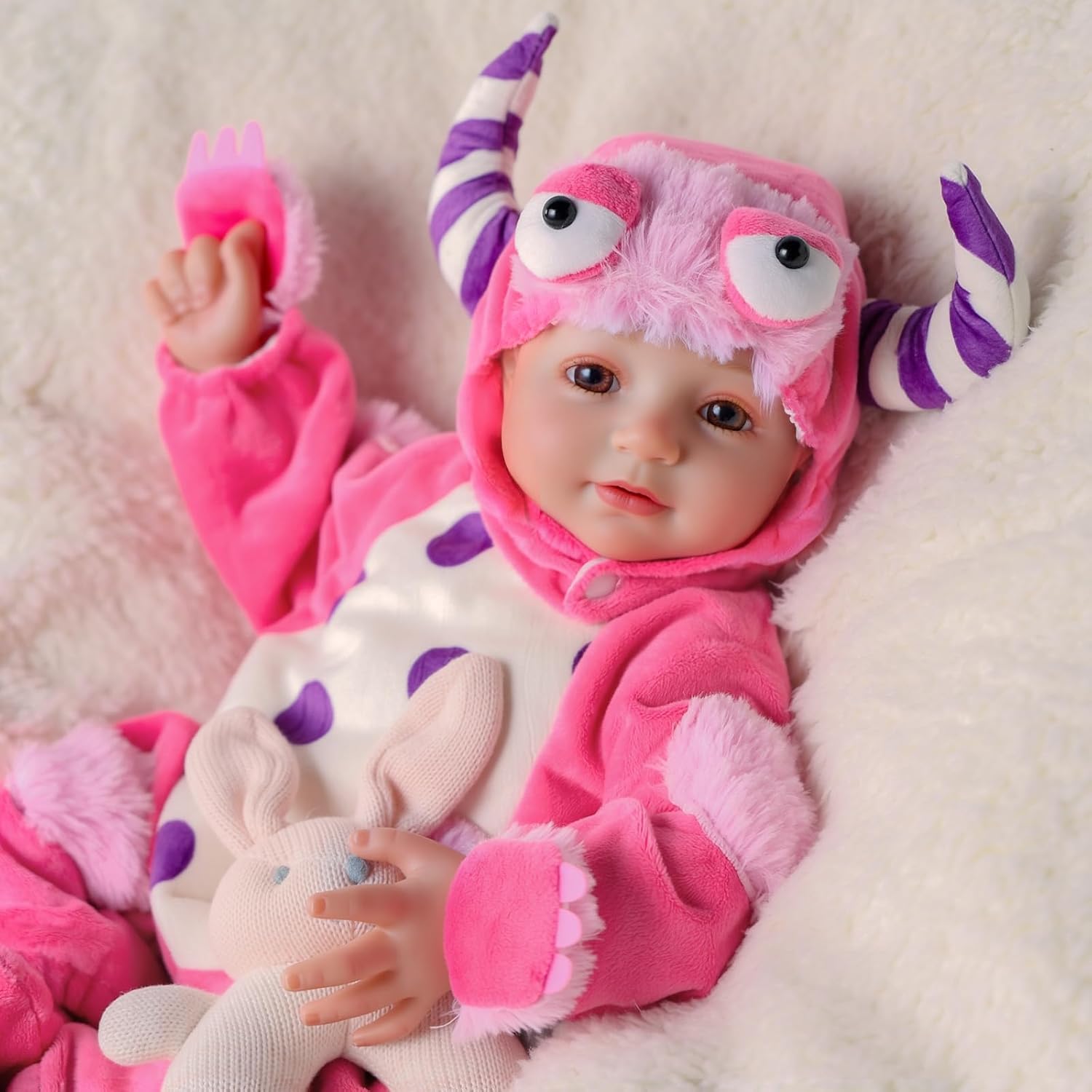 BABESIDE Baby Dolls 17in Realistic Soft Body Doll for Kids