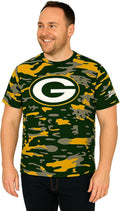 Zubaz Men's Short Sleeve Vibrant Team Colors Graphic T-Shirt - Small