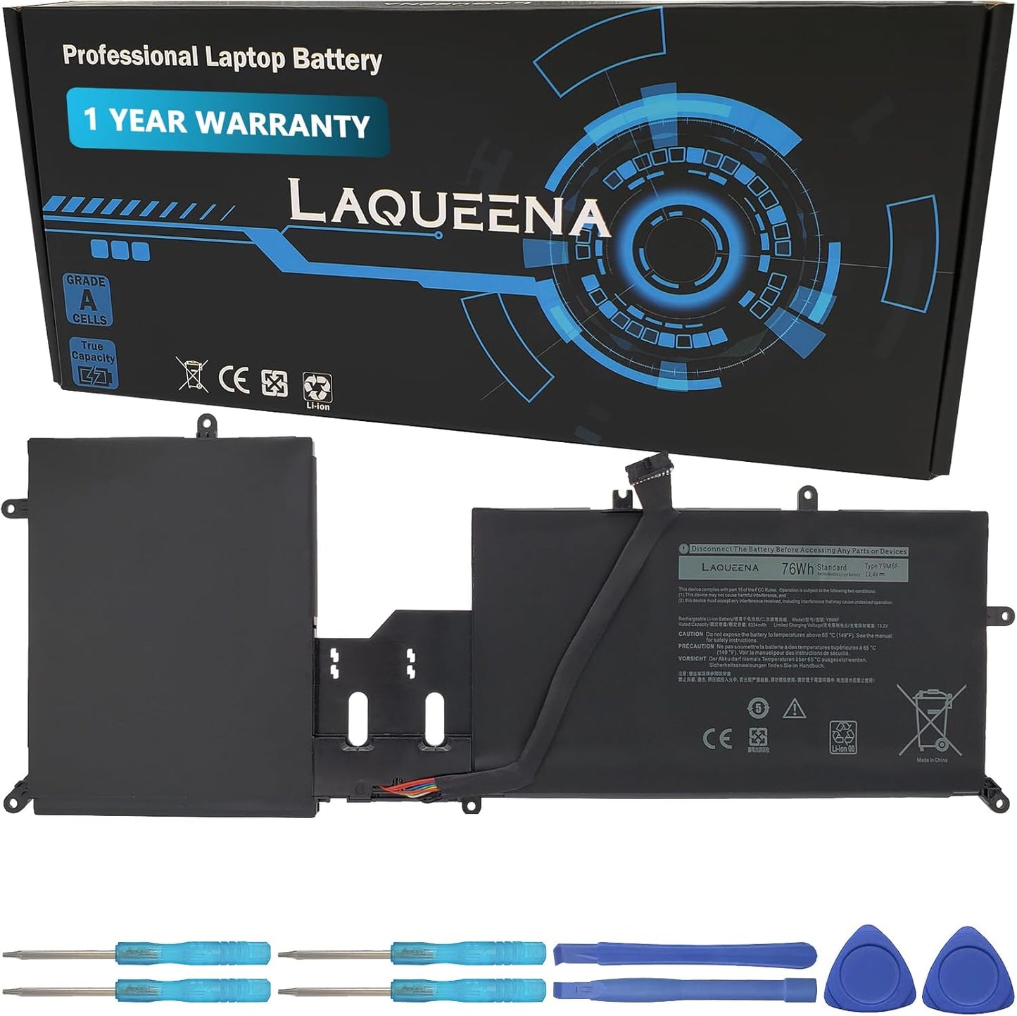 Dell Alienware Laptop Battery 76Wh: Extended Power Life