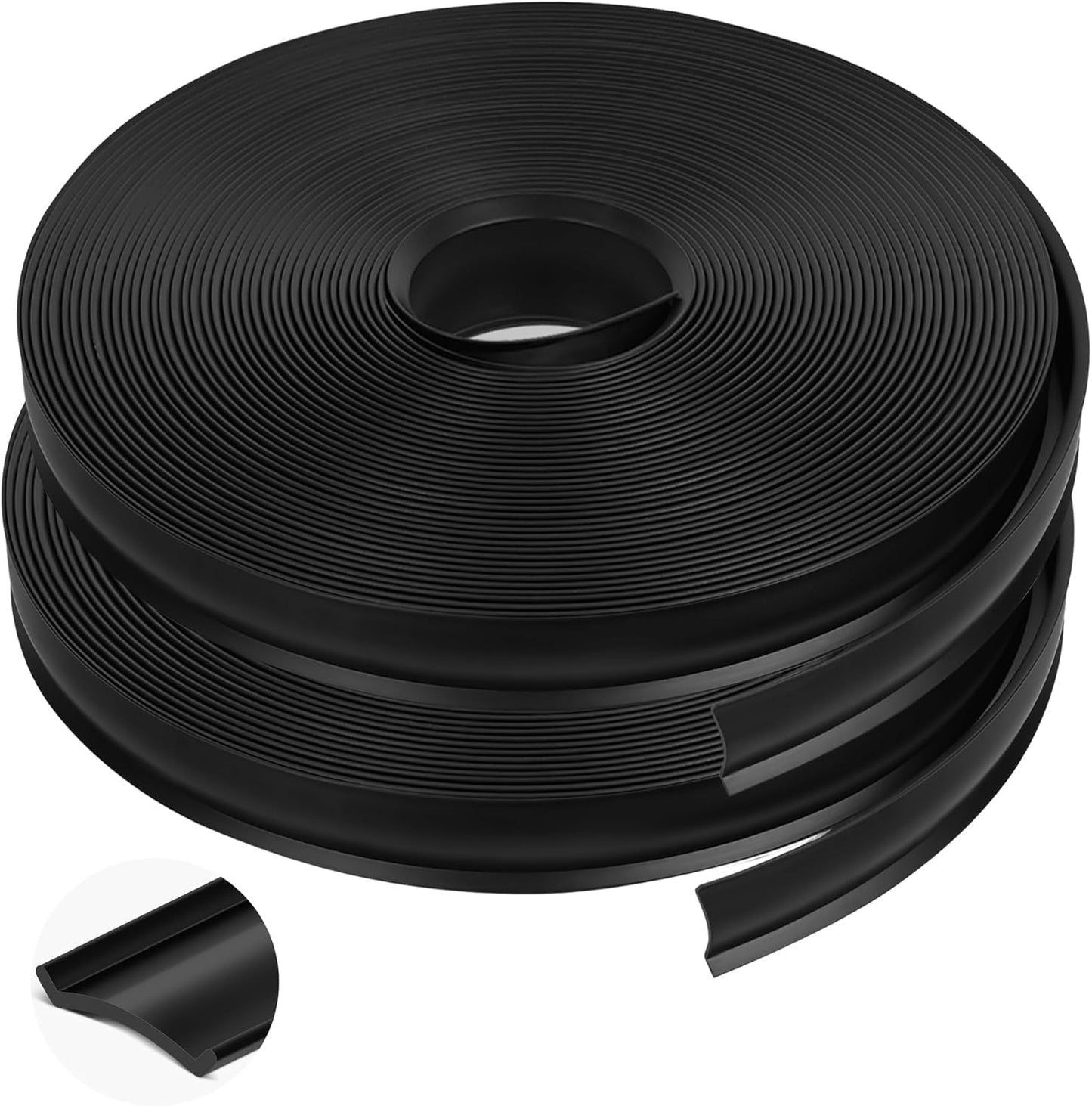 2 Roll RV Trim Molding Insert for Heavy Duty Weather Stripping