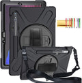 Galaxy Tab S9+/S9 FE+ Case 12.4 in - Rugged Rotating Kickstand