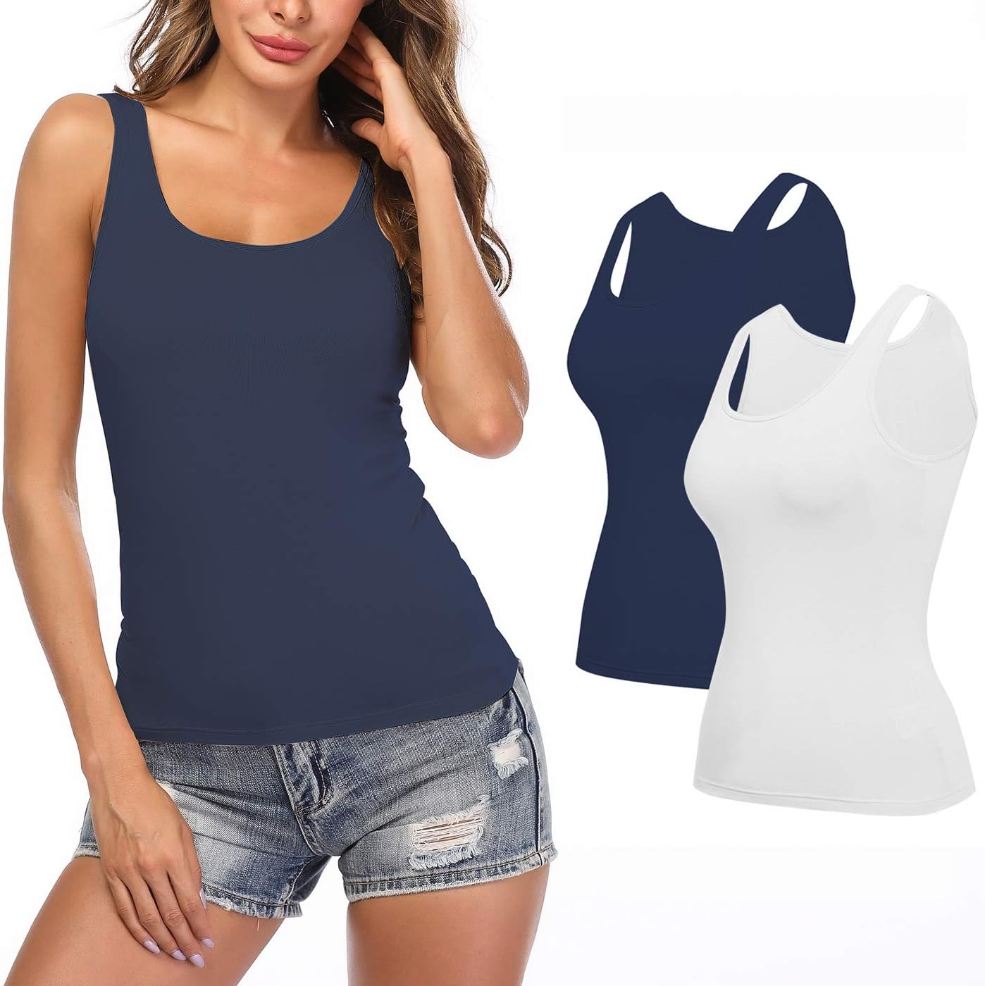 Camisoles for Women with Built in Bra for Comfort and Style