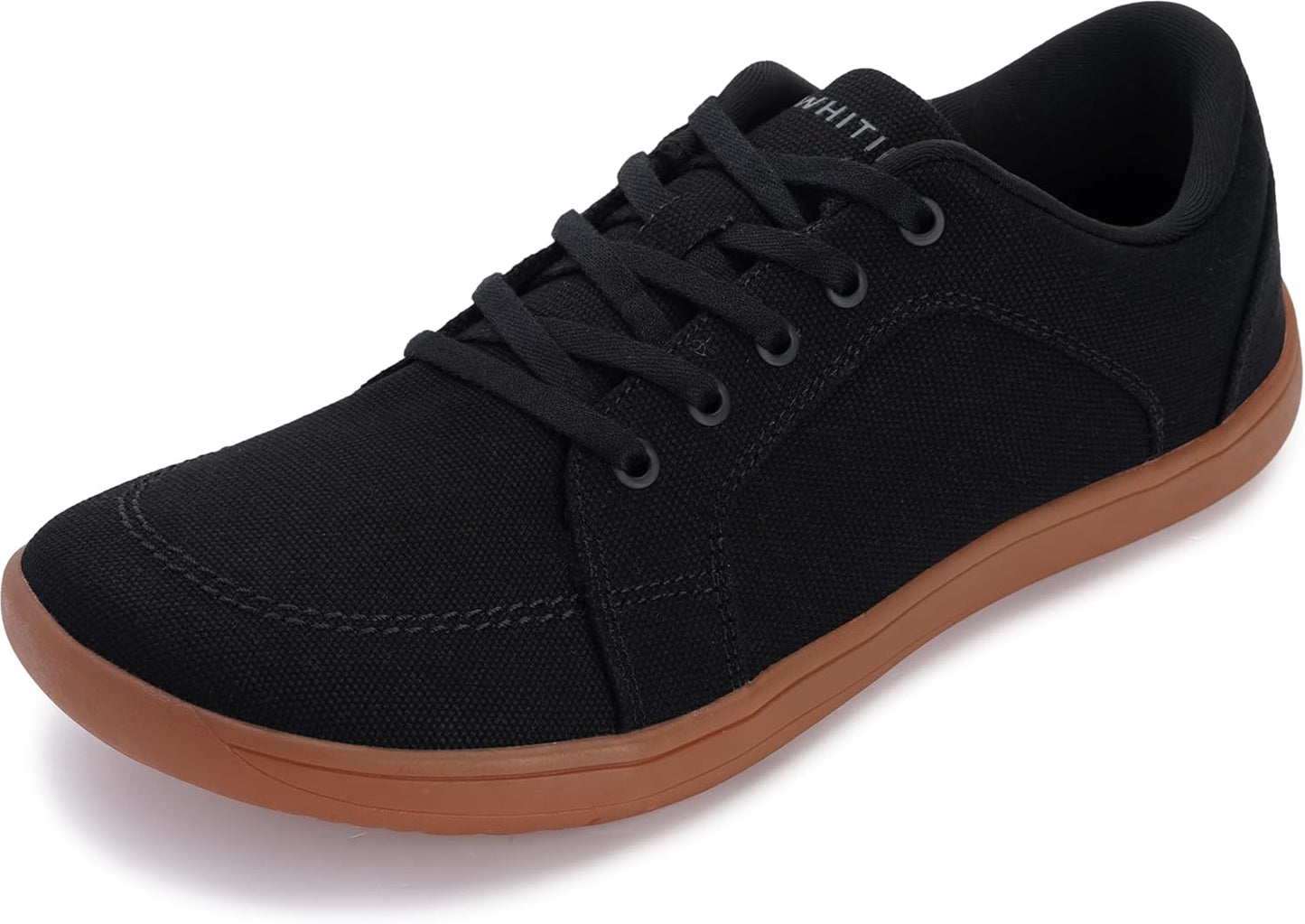WHITIN Men's Wide Canvas Barefoot Shoes for Natural Comfort