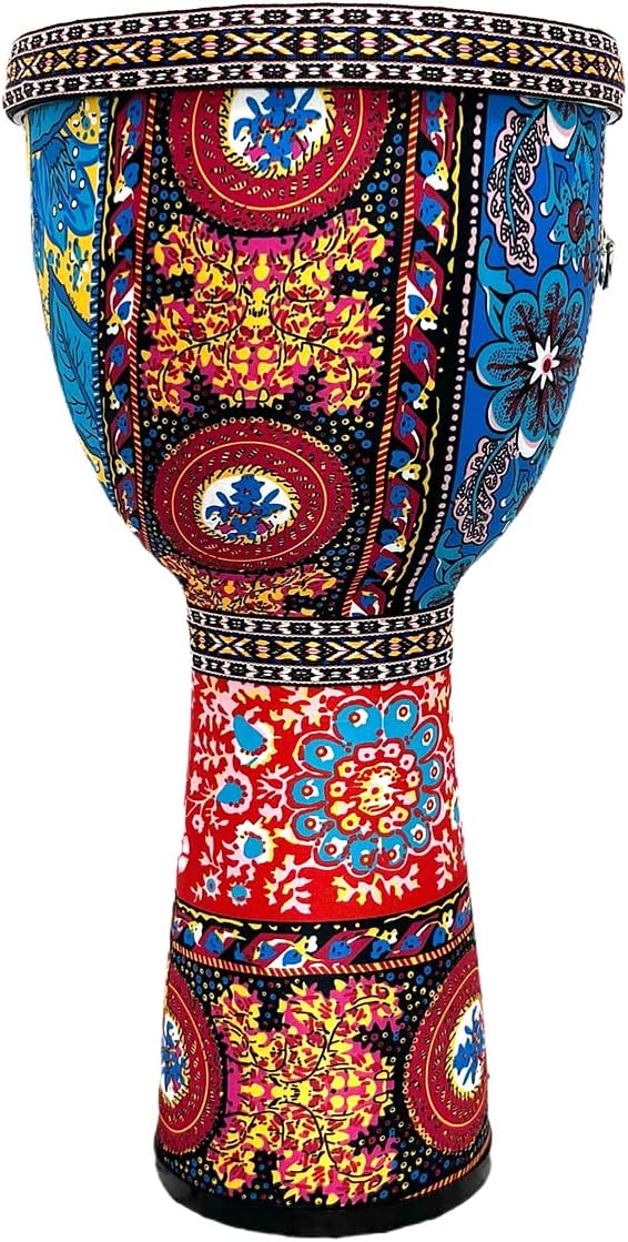 RUOSWTE Djembe Drum Bongo - Hand Painted West African Style