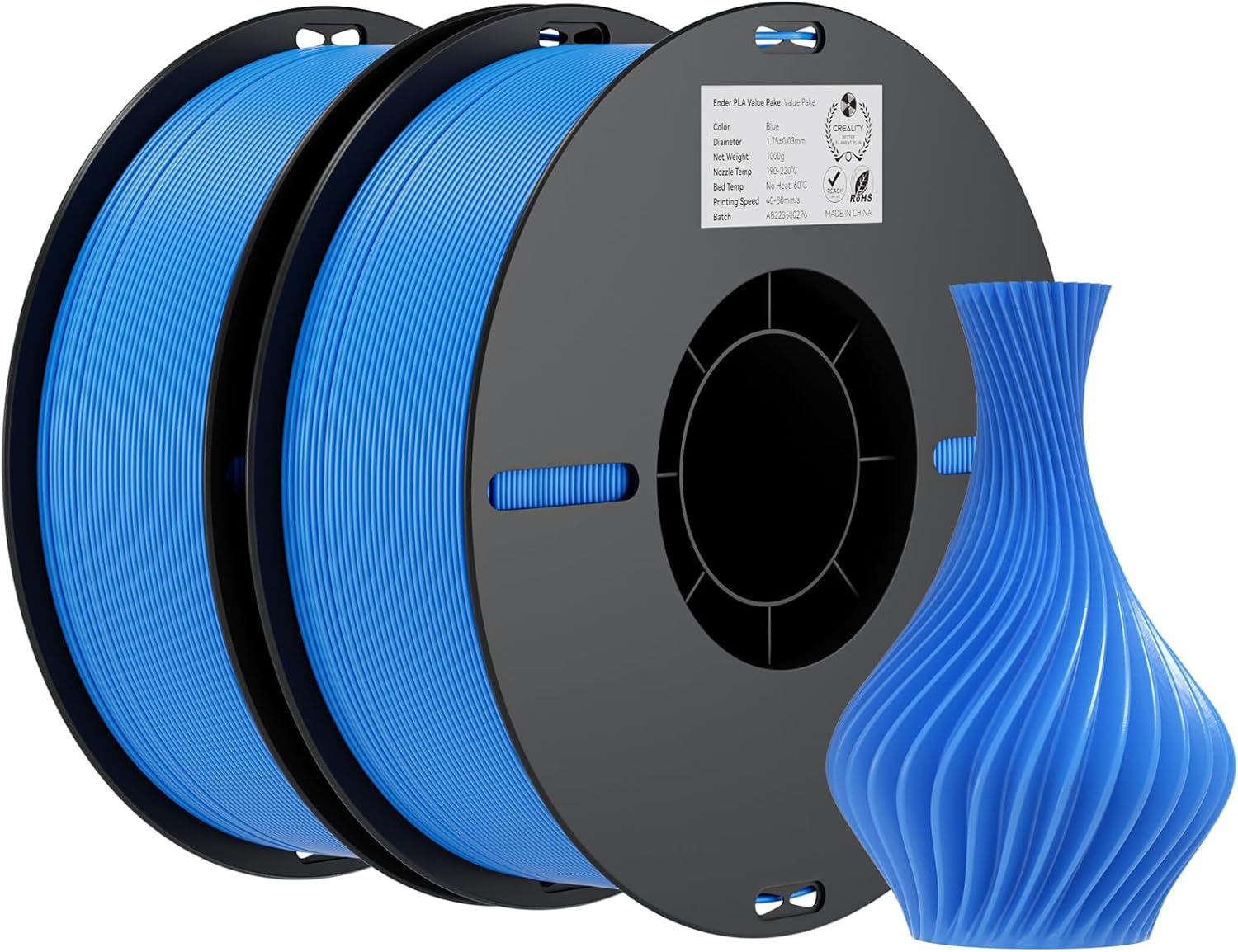 Creality PLA Filament 1.75mm Bundle for Quality 3D Printing
