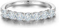 7 Stone Moissanite Rings for Women in 14K Gold and Silver
