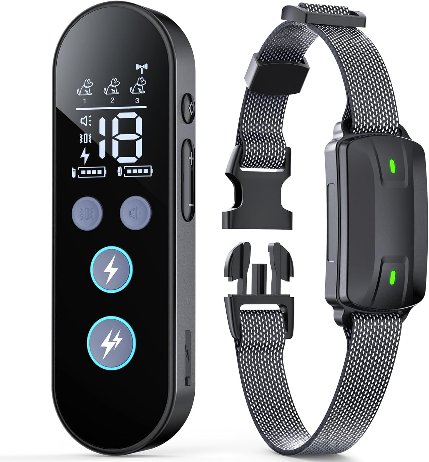 Dog Shock Collar with Remote Control for Training Large Dogs